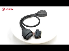 OBD 2 OBD-II Splitter Y Cable J1962 16 Pin για αυτοκίνητα Renault Peugeot Fiat Dacia