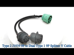 Τύπος 2 J1939 σε τετράγωνο και συσπειρωμένο καλώδιο διαχωρισμού τύπου 1 J1939