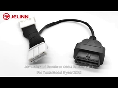Δικτυακό σύστημα OBD2 OBD Adapter Cable 20 Pin για OBDII για Tesla Model 3 Έτος 2018