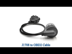 Δικαιότοχη γωνία J1708 6 Pin Connector to OBD 2 Connector Cable για διάγνωση συσκευών ή ιχνηλατηρίων