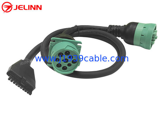 PT30 ELD 9 Pin J1939 Splitter Y Cable for PT 30 Electronic Logging Device Heavy Duty Trucks in North America