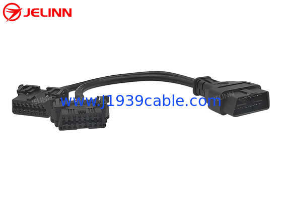 OBD 2 OBD2 Splitter Y Cable for Kia Hyundai Dodge Jeep Chrysler Nissan Toyota Mitsubishi Suzuki Lexus Infiniti Land Rover