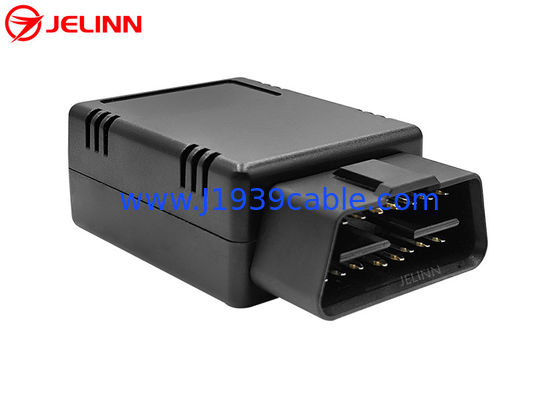 OBD2 Plastic Case OBD 2 Housing OBDII Cover and Male Plug With 90 Degree Right Angle Pin