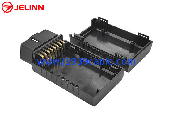 OBD 2 OBD2 Enclosure Housing and Male Plug With Right Angle Pins