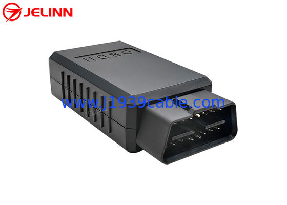 OBD 2 OBD2 Enclosure Housing and Male Plug With Right Angle Pins