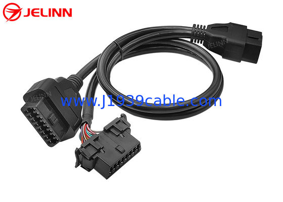 Αρσενικό OBD2 OBDII στο θηλυκό της Hyundai και της Kia OBD2 και το θηλυκό καλώδιο θραυστών Υ OBD2