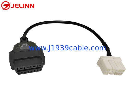 12pin για OBD 2 OBDII διαγνωστικό καλώδιο 12pin για 16pin OBD2 συρματική σχοινί για Tesla Model S έτος 2015 ή νεότερο