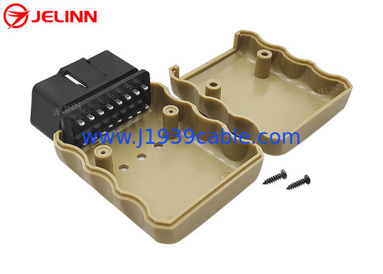 Προσαρμοσμένο θήκη OBD 2 Θήκη OBD2 Θήκη και αρσενική πρίζα με ευθεία καρφίτσα