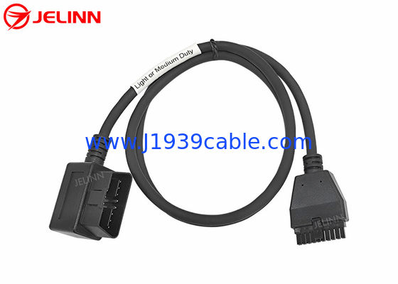 PT30 Δικτυακό καλώδιο συσκευής ELD OBD2 OBDII J1962 Δικτυακό ηλεκτρονικό σύστημα καταγραφής για φορτηγά Volvo ή Mack στη Βόρεια Αμερική